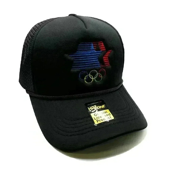 Other - Retro LA Games Mesh Trucker Snapback (Black)